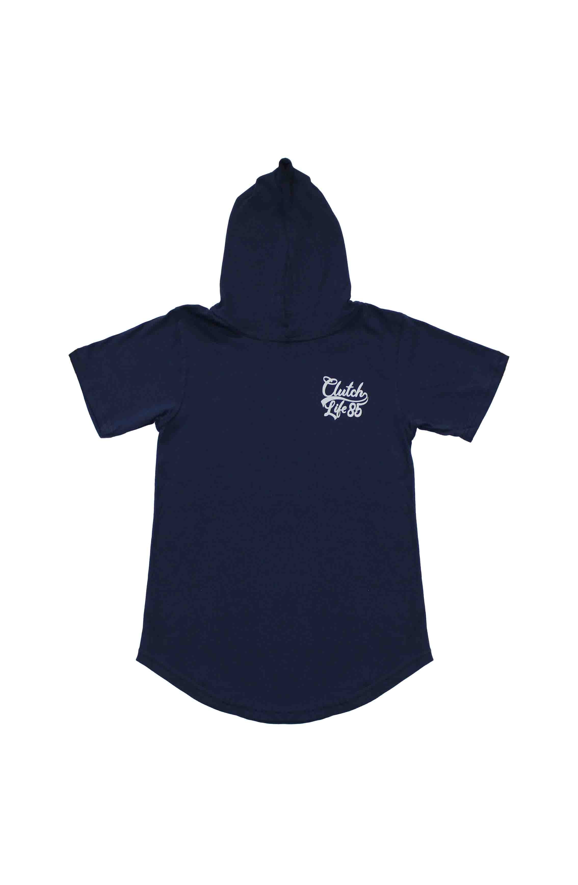 Signature Scoop Clutch Life 85 Hooded T shirts S Navy